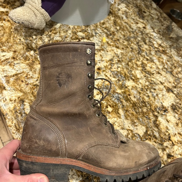 Vintage Men’s Chippewa logger boots - Picture 3 of 5